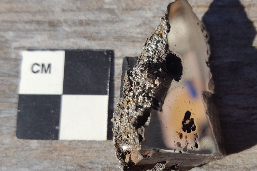 Scientists discover something never before seen in one of the largest meteorites that have ever fallen to Earth