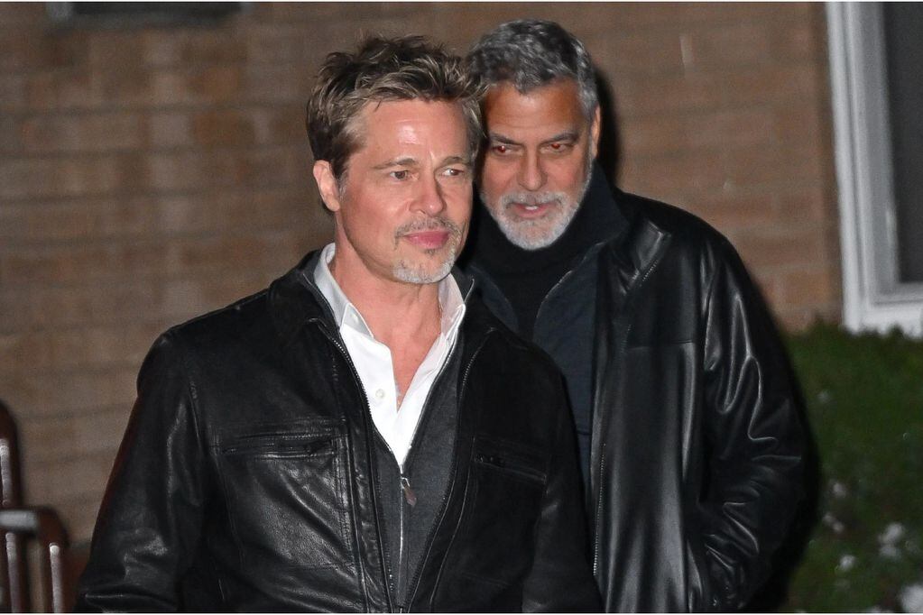Brad Pitt y George Clooney