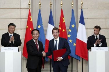 Chinese President Xi Jinping in Paris