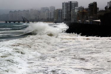 Onemi amplía Alerta Temprana Preventiva por marejadas en la costa de Valparaíso durante el fin de semana
