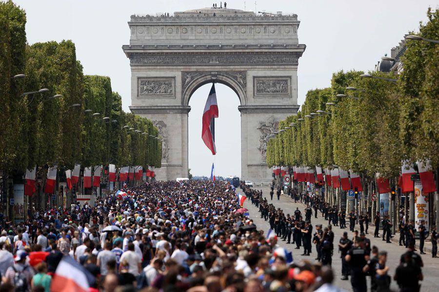 Francia, hinchas