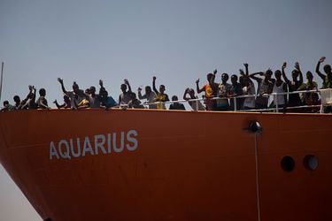 Seis países de la Unión Europea acogerán a los migrantes a bordo del "Aquarius"