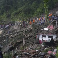Al menos 22 muertos se registran en la región india del Himalaya por inundaciones y aludes 