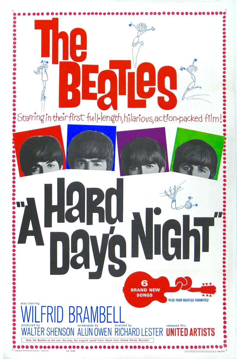 Cartel de A hard day’s night (Richard Lester, 1964)