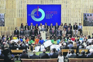 El Presidente de la Republica encabeza el lanzamiento de la cumbre sobre cambio climático COP 25