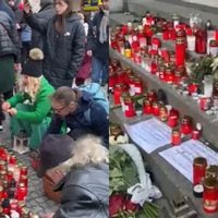 Realizan velatón por tiroteo en Praga que dejó al menos 14 muertos