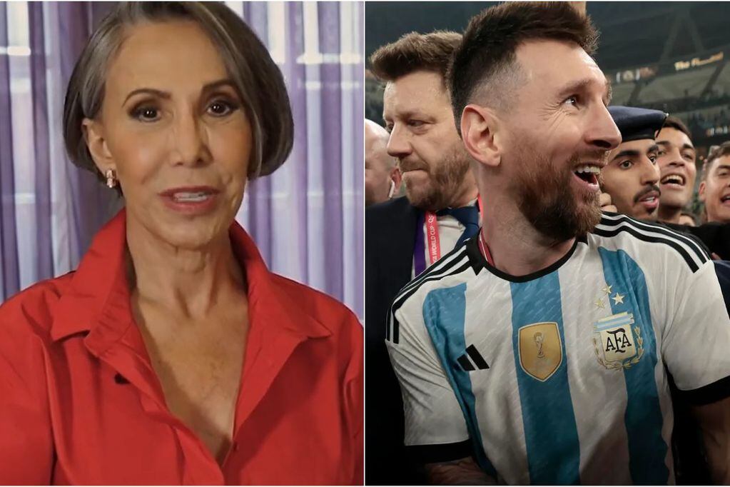 Florinda Meza y Messi.