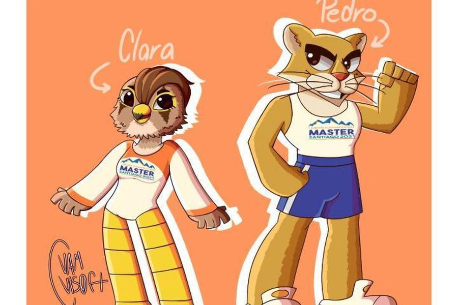 Clara y Pedro: conoce las mascotas de los I Juegos Suramericanos Máster  ODESUR Santiago 2021 - La Tercera