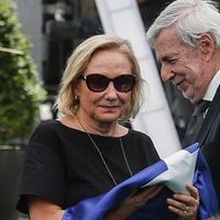 Canciller Van Klaveren entrega bandera a Cecilia Morel y culmina funeral de Estado del expresidente Sebastián Piñera