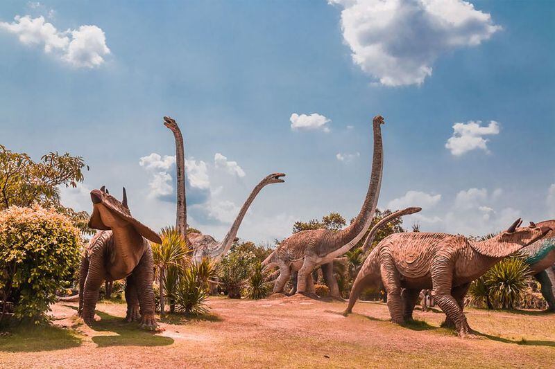 Dinosaurios de hace 70 millones de años