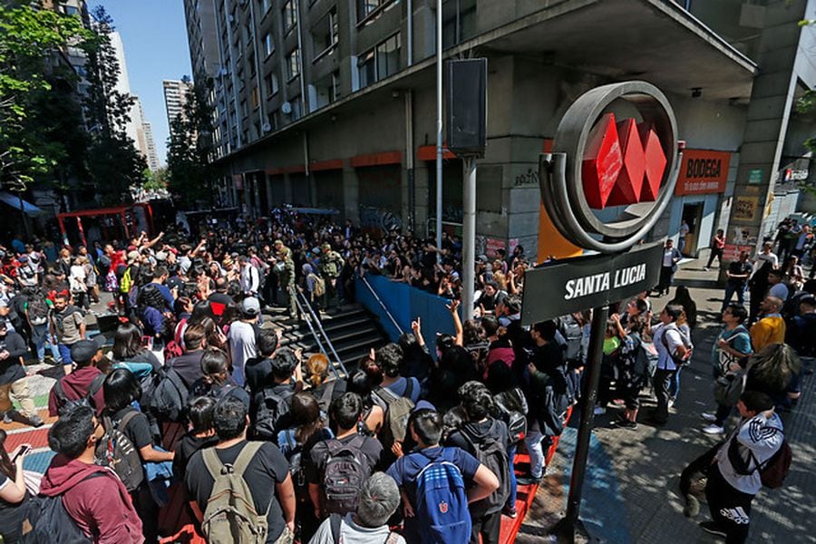 Protestas en el Metro