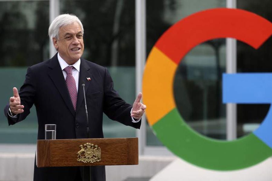 Presidente de la Repœblica asiste a anuncio de expansi—n de Data Center de Google Chile