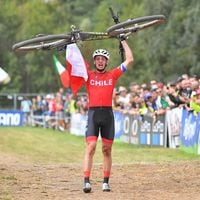 Martín Vidaurre toca el cielo en bicicleta: se quedó con el oro en el Mundial de Mountain Bike Sub 23