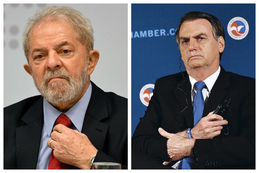 Collage Lula Bolsonaro