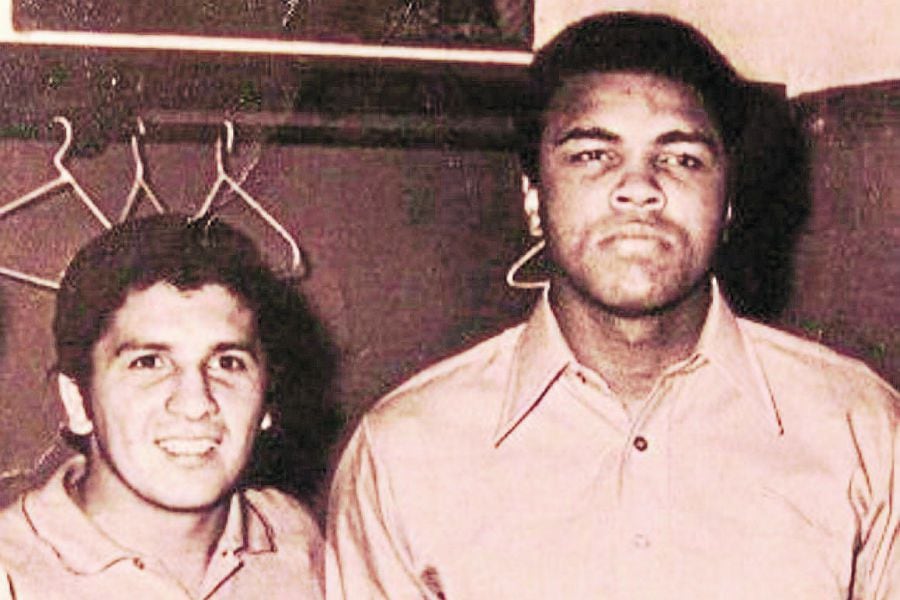 Miguel Ángel Pecoraro y Muhammad Ali