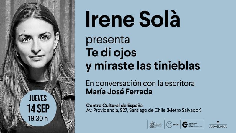 Escritora española Irene Solá presenta su nueva novela en Santiago - La  Tercera