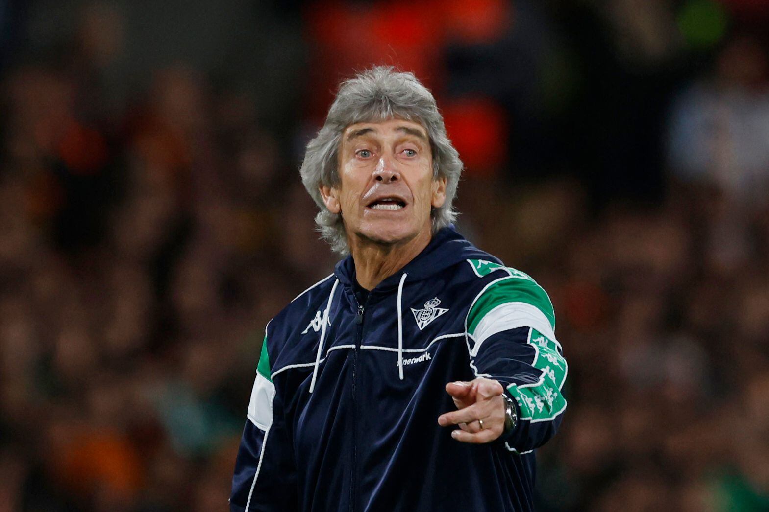 Pellegrini, en la final de la Copa del Rey, entre el Betis y el Valencia 