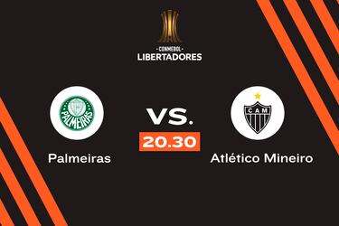 Palmeiras vs. Atlético Mineiro, 20.30 horas