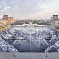 Impactante ilusión óptica en la Pirámide del Museo de Louvre duró apenas 24 horas
