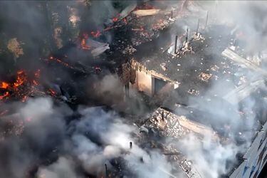 Masivos bombardeos en Mykolaiv