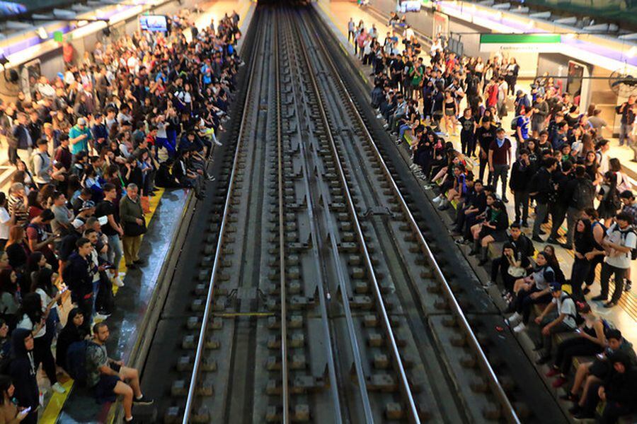 Protestas en el Metro