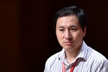 Chinese scientist He Jiankui speaks at the Second International Summi