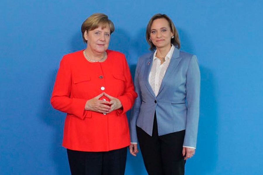 Carolina Goic Se Reunio Con Angela Merkel En Alemania La Tercera