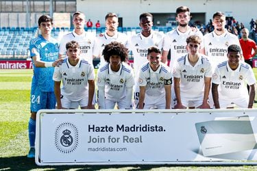 El equipo del Real Madrid Castilla.