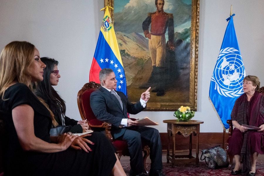 Fiscal General de Venezuela y Michelle Bachelet