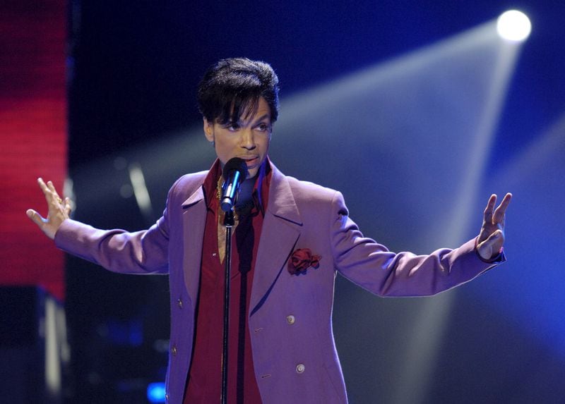 File photo of singer Prince performing during "American Idol" finale at Kodak Theater in Hollywood