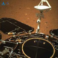 Prueba de fe: rover chino Zhurong envía sus primeras imágenes en la superficie de Marte