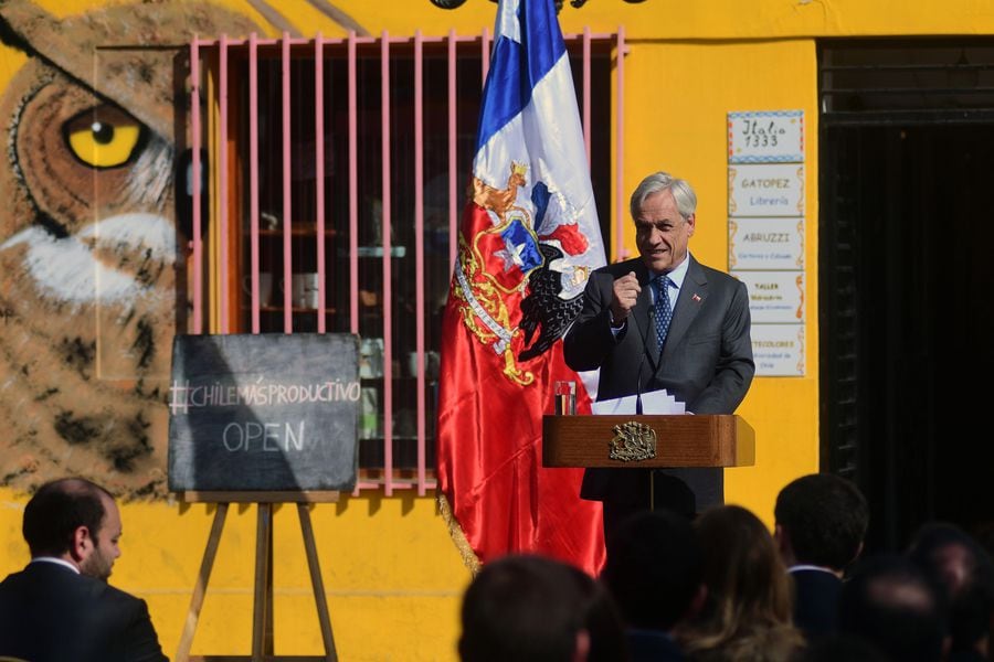 Presidente Sebastian Piñera anuncia la Agenda de Productividad y Competitividad