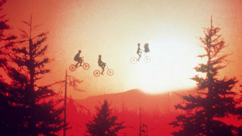 Fotograma de E.T., el extraterrestre, película de Steven Spielberg