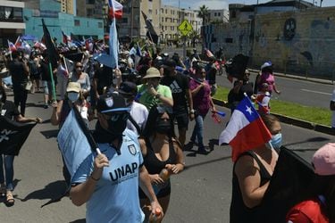 Marcha contra la delincuencia y violencia se realizó con incidentes en Iquique