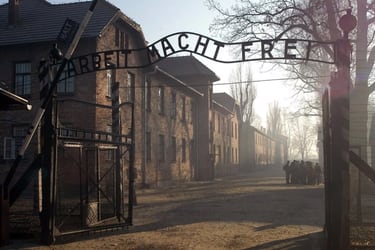 La polémica foto que una mujer se sacó en el Memorial de Auschwitz