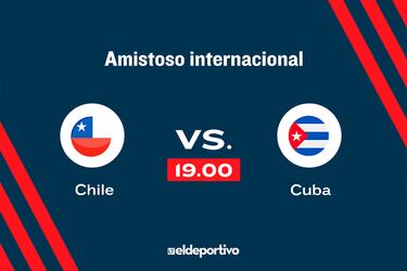 Chile vs. Cuba: día y hora del partido, y dónde ver a la Roja por TV