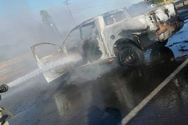 Conductor de camión herido tras ataque a tiros contra dos vehículos de carga en La Araucanía