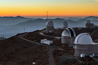 Sunset panorama at La Silla