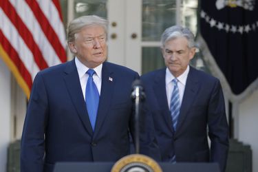 U.S. President Donald Trump announces Powell as nominee to become chairman of the Federal Reserve in the Rose Garden at the White House in Washington