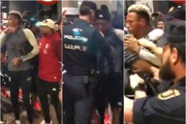 Escándalo en Madrid: policía española agrede a jugadores de Perú en medio de un banderazo