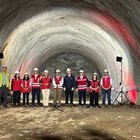Realizan primera conexión de túneles de la Línea 7 