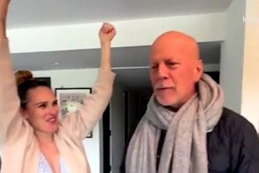 El emotivo registro que muestra a Bruce Willis en su cumpleaños 68