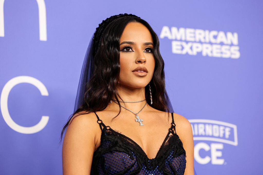 Singer Becky G attends the 2023 Billboard Women in Music Awards in Inglewood, California, U.S. March 1, 2023. REUTERS/Mario Anzuoni