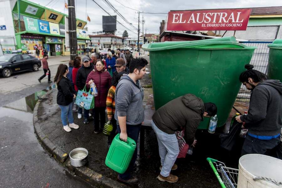 OSORNO: Continua corte de agua debido a contaminación