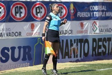Loreto Toloza, en un duelo del Campeonato Nacional.