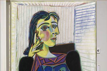 Pablo Picasso, Portrait of Dora Maar (1937), Musée National Picasso-­Paris, copyright RMN-Grand Palais, Mathieu Rabeau and Succession Picasso, 2018.