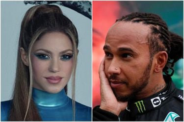 Shakira acompaña a Lewis Hamilton en Gran Premio de España y se reavivan rumores de relación