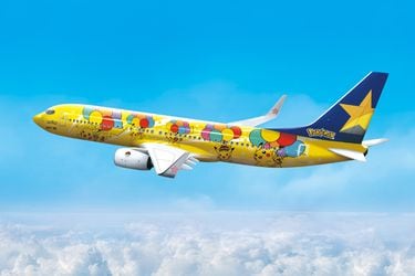 En Japón ahora pueden viajar en un avión con diseño de Pikachu