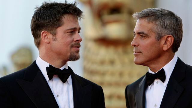 George Clooney y Brad Pitt