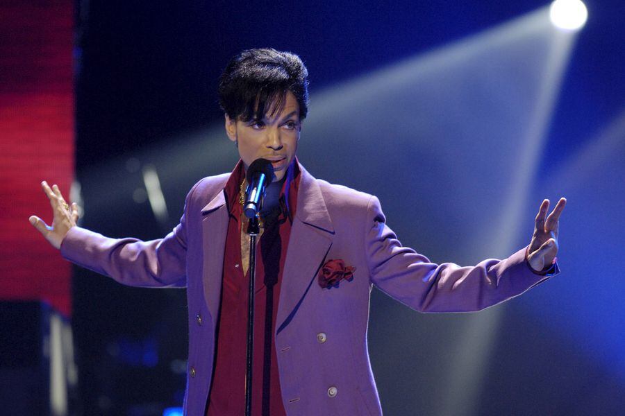 File photo of singer Prince performing during "American Idol" finale at Kodak Theater in Hollywood